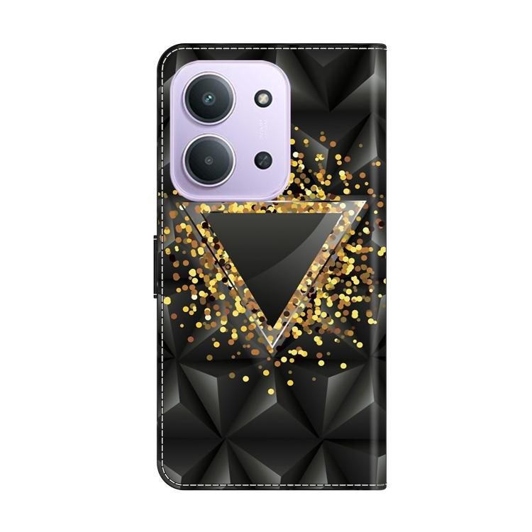 For Redmi 15C 5G / 4G EU 173mm / Poco C85 5G Crystal-Like Painted Vegan Leather Phone Case