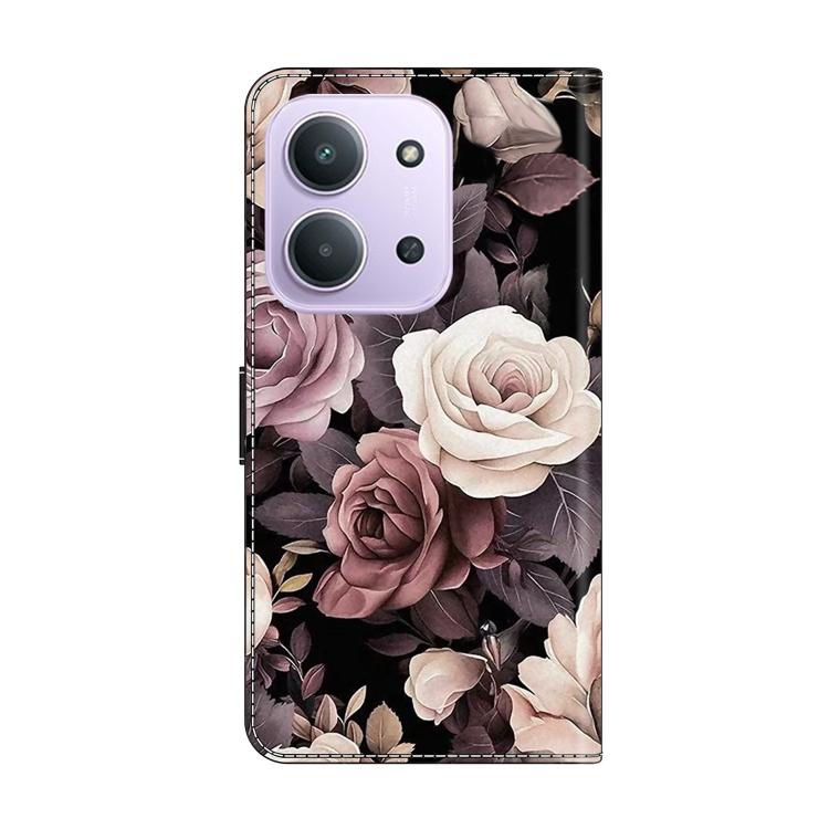 For Redmi 15C 5G / 4G EU 173mm / Poco C85 5G Crystal-Like Painted Vegan Leather Phone Case