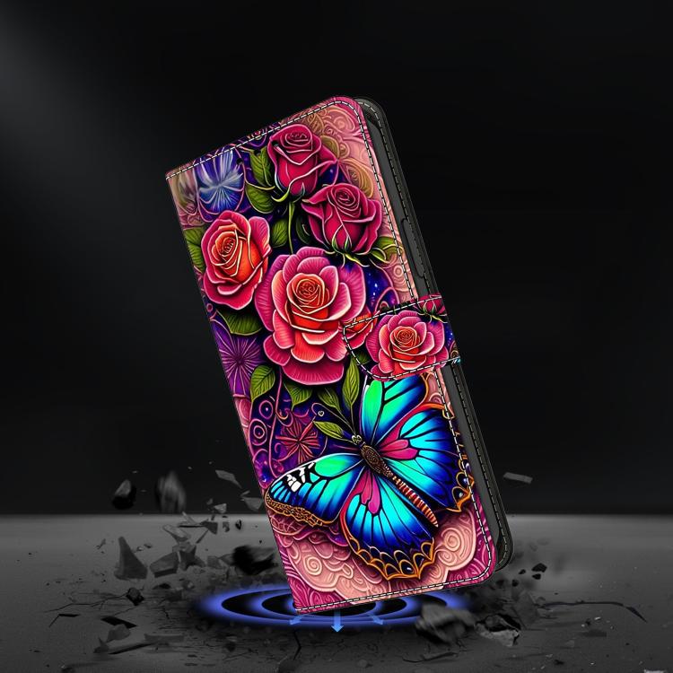 For Redmi Note 14 Pro+ 5G / Poco X7 Crystal-Like Painted Vegan Leather Phone Case