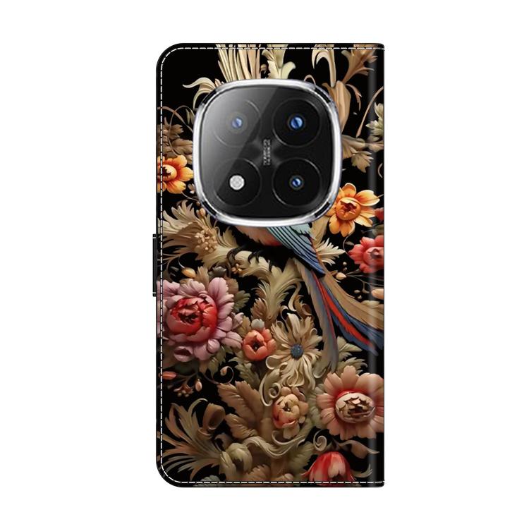 For Redmi Note 14 Pro+ 5G / Poco X7 Crystal-Like Painted Vegan Leather Phone Case