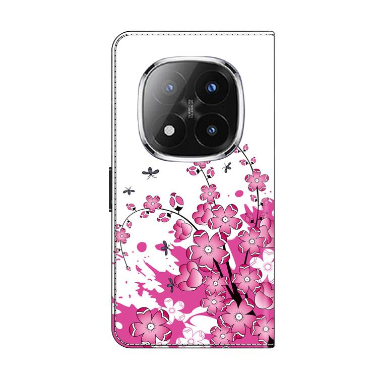 For Redmi Note 14 Pro+ 5G / Poco X7 Crystal-Like Painted Vegan Leather Phone Case