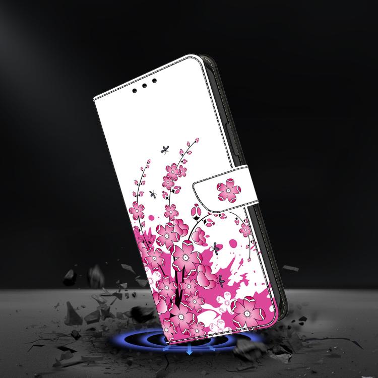 For Redmi Note 14 Pro+ 5G / Poco X7 Crystal-Like Painted Vegan Leather Phone Case