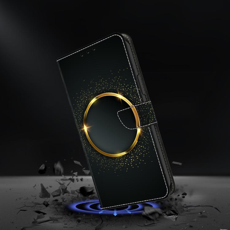 For Redmi Note 14 Pro+ 5G / Poco X7 Crystal-Like Painted Vegan Leather Phone Case