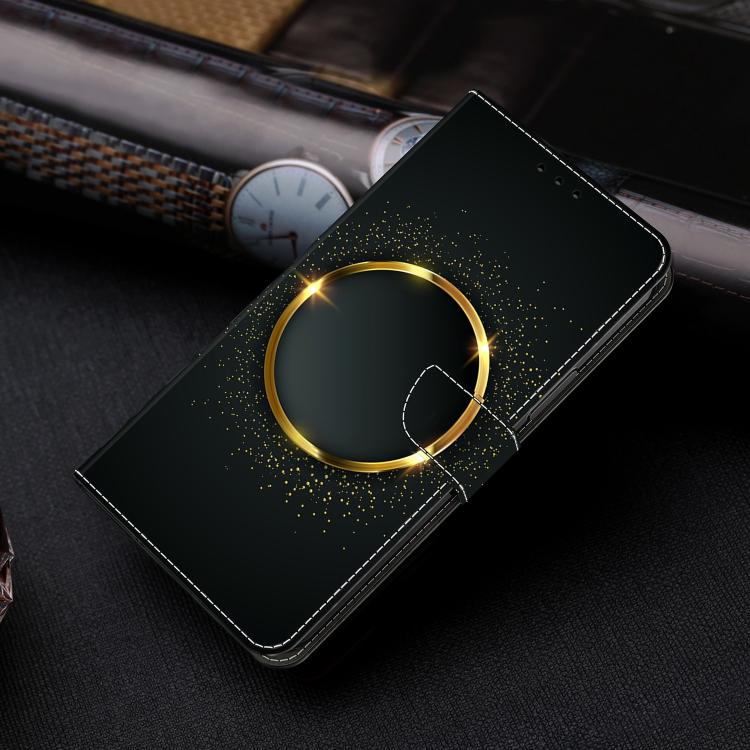 For Redmi Note 14 Pro+ 5G / Poco X7 Crystal-Like Painted Vegan Leather Phone Case