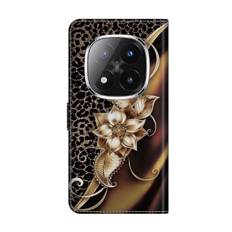 For Redmi Note 14 Pro+ 5G / Poco X7 Crystal-Like Painted Vegan Leather Phone Case