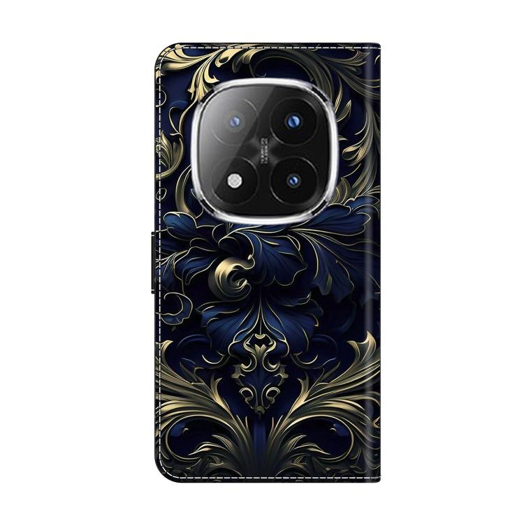 For Redmi Note 14 Pro+ 5G / Poco X7 Crystal-Like Painted Vegan Leather Phone Case