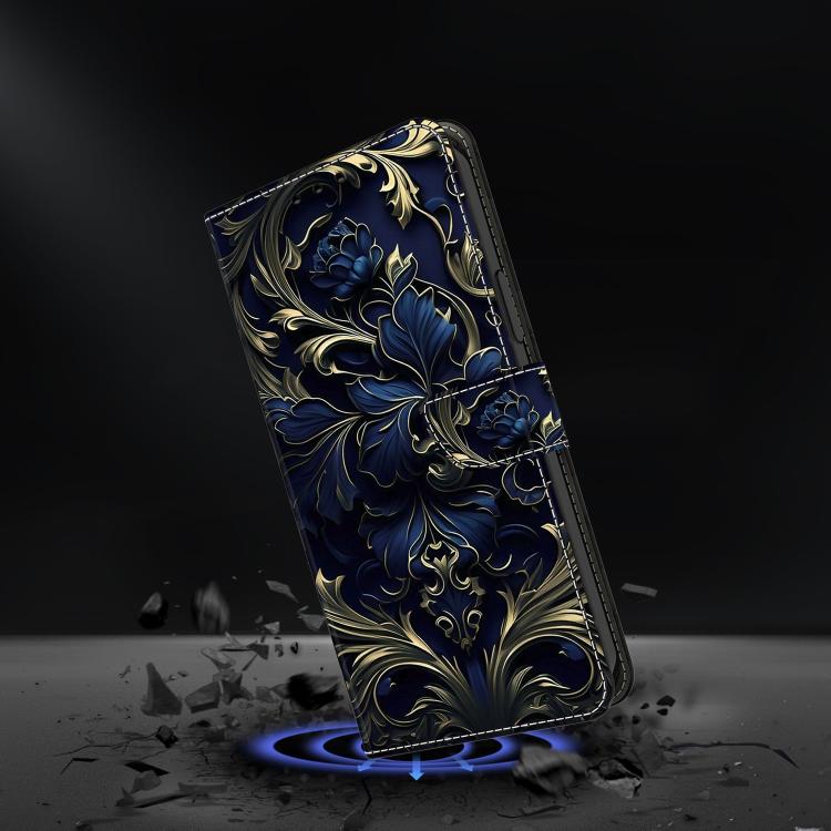 For Redmi Note 14 Pro+ 5G / Poco X7 Crystal-Like Painted Vegan Leather Phone Case