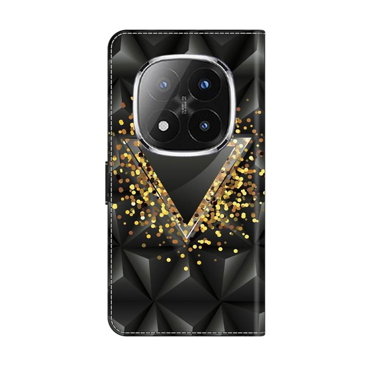 For Redmi Note 14 Pro+ 5G / Poco X7 Crystal-Like Painted Vegan Leather Phone Case