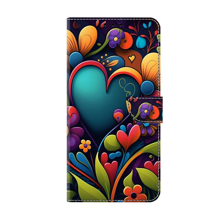 For Redmi Note 14 Pro+ 5G / Poco X7 Crystal-Like Painted Vegan Leather Phone Case