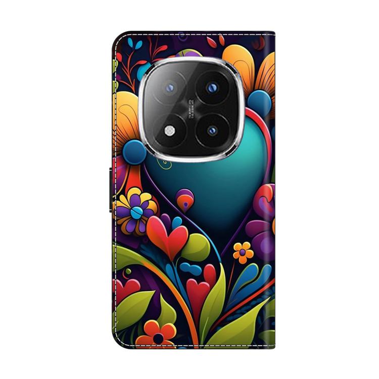 For Redmi Note 14 Pro+ 5G / Poco X7 Crystal-Like Painted Vegan Leather Phone Case