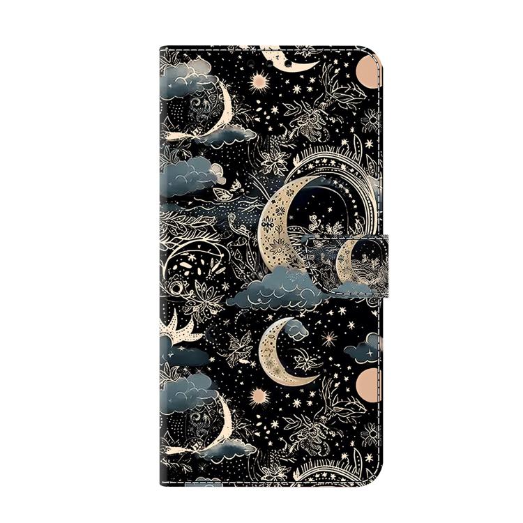 For Redmi Note 14 Pro+ 5G / Poco X7 Crystal-Like Painted Vegan Leather Phone Case