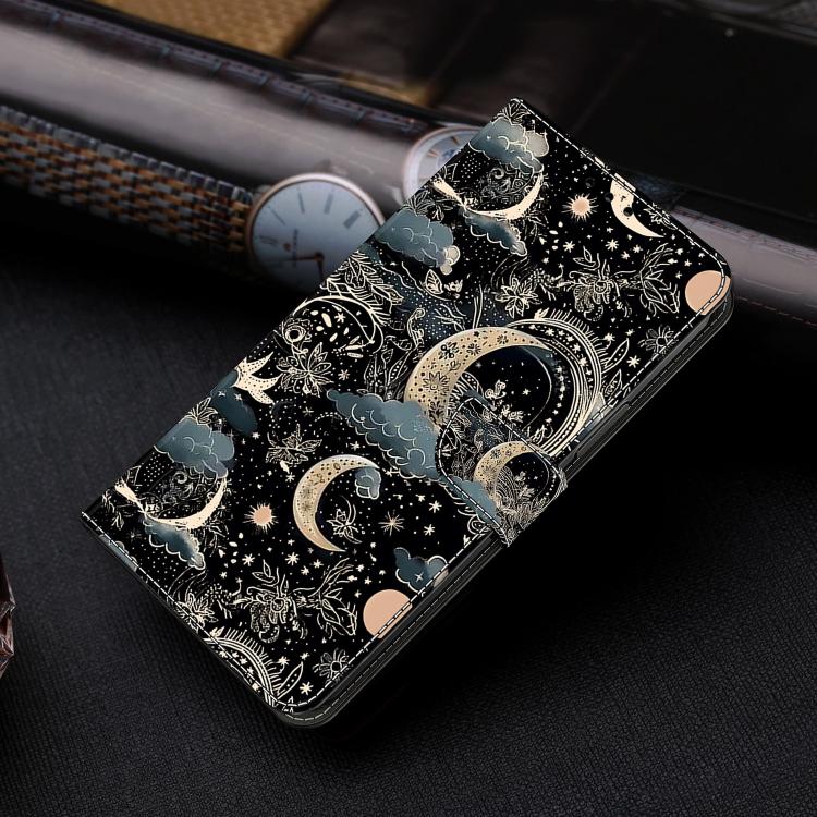 For Redmi Note 14 Pro+ 5G / Poco X7 Crystal-Like Painted Vegan Leather Phone Case