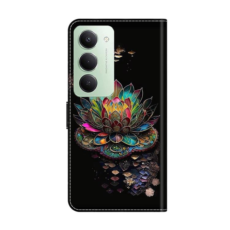 For Redmi 15 5G Global / 15 4G SEA 169.5mm Crystal-Like Painted Vegan Leather Phone Case