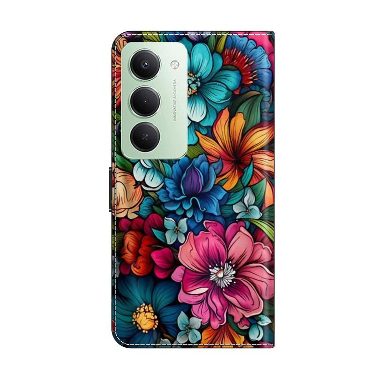 For Redmi 15 5G Global / 15 4G SEA 169.5mm Crystal-Like Painted Vegan Leather Phone Case