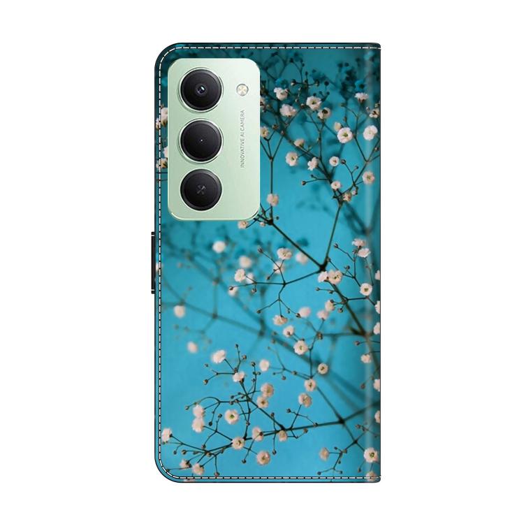 For Redmi 15 5G Global / 15 4G SEA 169.5mm Crystal-Like Painted Vegan Leather Phone Case