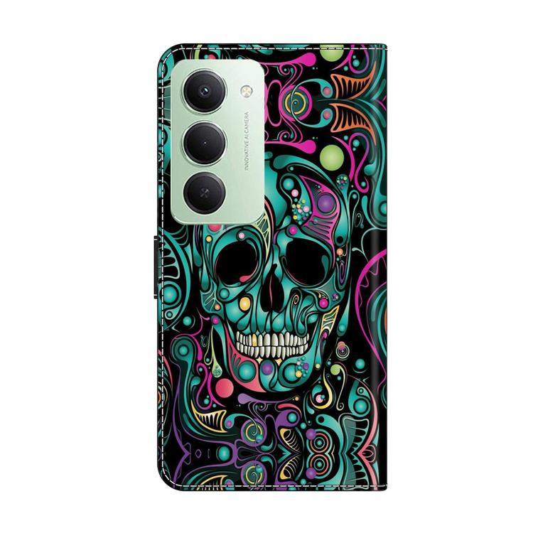 For Redmi 15 5G Global / 15 4G SEA 169.5mm Crystal-Like Painted Vegan Leather Phone Case