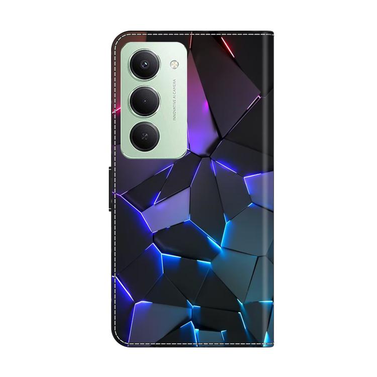 For Redmi 15 5G Global / 15 4G SEA 169.5mm Crystal-Like Painted Vegan Leather Phone Case