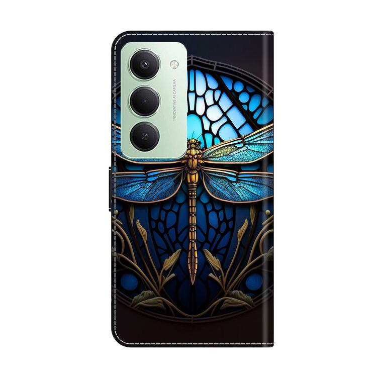 For Redmi 15 5G Global / 15 4G SEA 169.5mm Crystal-Like Painted Vegan Leather Phone Case