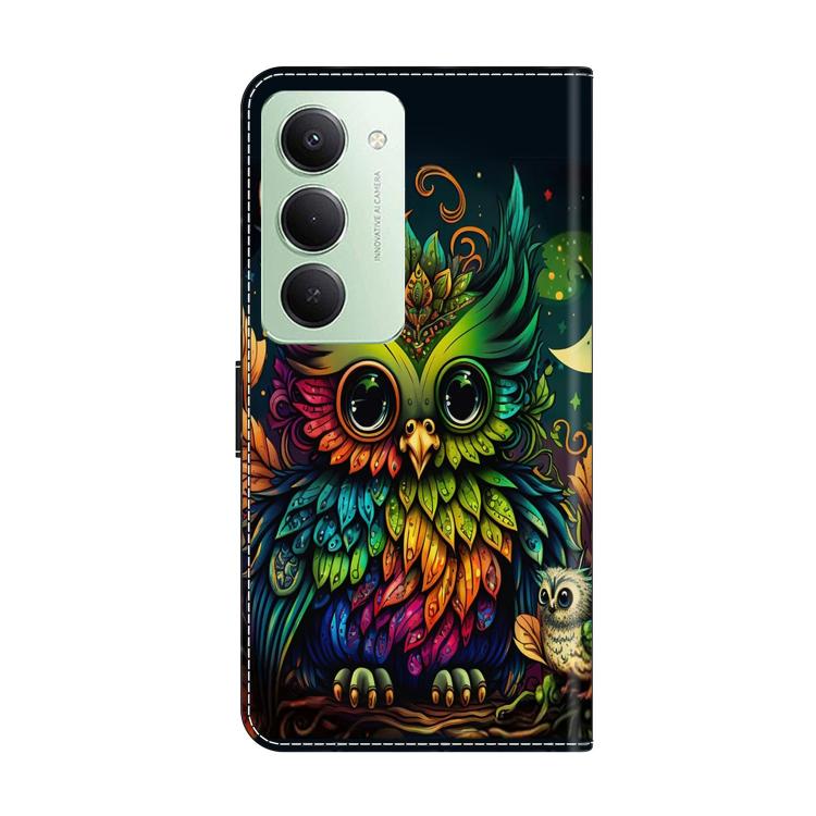 For Redmi 15 5G Global / 15 4G SEA 169.5mm Crystal-Like Painted Vegan Leather Phone Case
