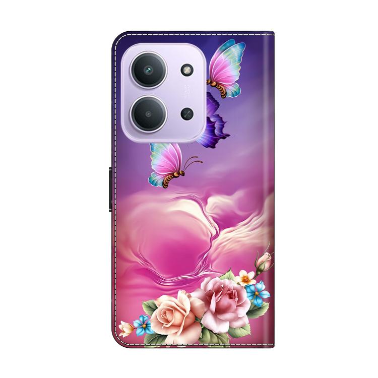 For Redmi 15C 5G / 4G EU 173mm / Poco C85 5G Crystal-Like Painted Vegan Leather Phone Case