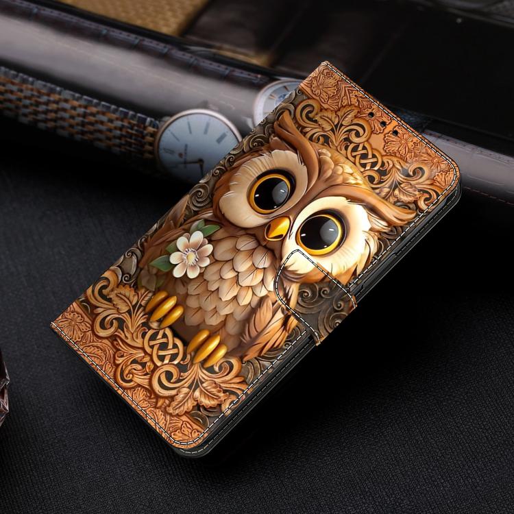 For Redmi Note 14 Pro+ 5G / Poco X7 Crystal-Like Painted Vegan Leather Phone Case