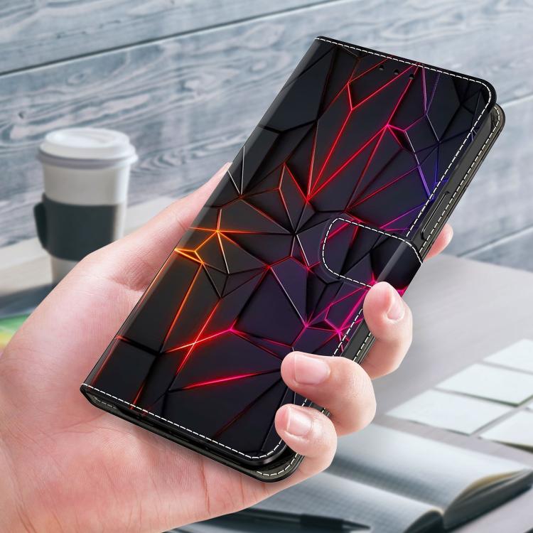For Redmi Note 14 Pro+ 5G / Poco X7 Crystal-Like Painted Vegan Leather Phone Case