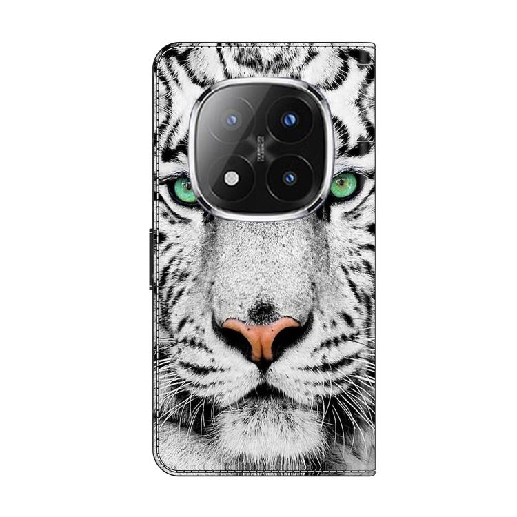For Redmi Note 14 Pro+ 5G / Poco X7 Crystal-Like Painted Vegan Leather Phone Case