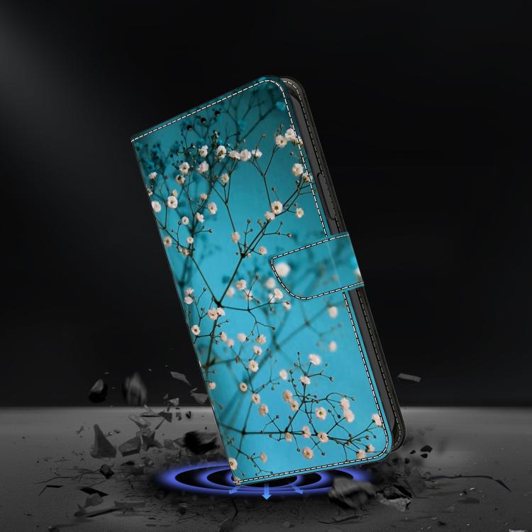 For Redmi Note 14 Pro+ 5G / Poco X7 Crystal-Like Painted Vegan Leather Phone Case