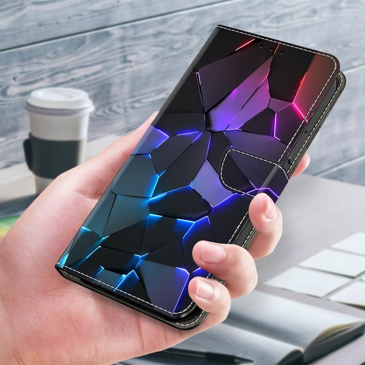 For Redmi Note 14 Pro+ 5G / Poco X7 Crystal-Like Painted Vegan Leather Phone Case