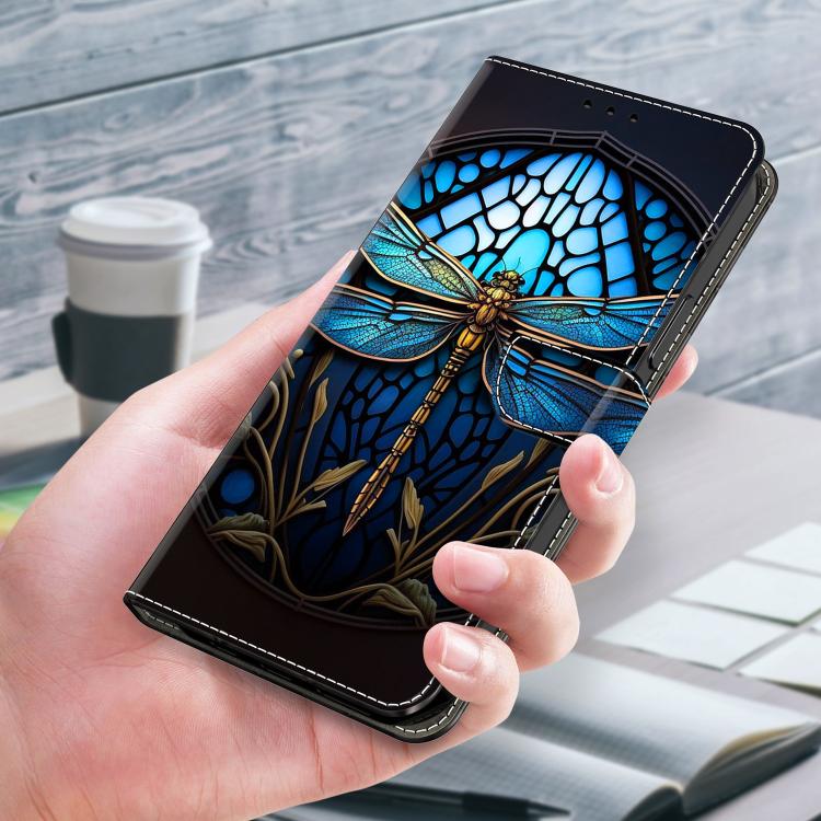 For Redmi Note 14 Pro+ 5G / Poco X7 Crystal-Like Painted Vegan Leather Phone Case