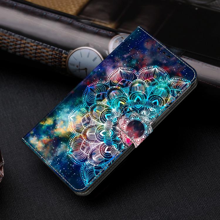 For Redmi Note 14 Pro+ 5G / Poco X7 Crystal-Like Painted Vegan Leather Phone Case