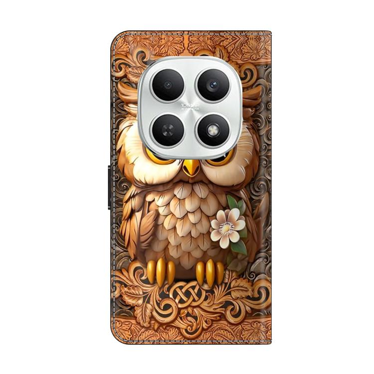 For Redmi Note 15 4G / 5G Global 164mm Crystal-Like Painted Vegan Leather Phone Case