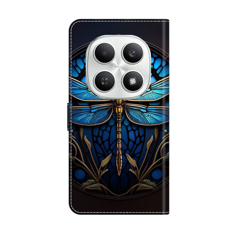 For Redmi Note 15 4G / 5G Global 164mm Crystal-Like Painted Vegan Leather Phone Case