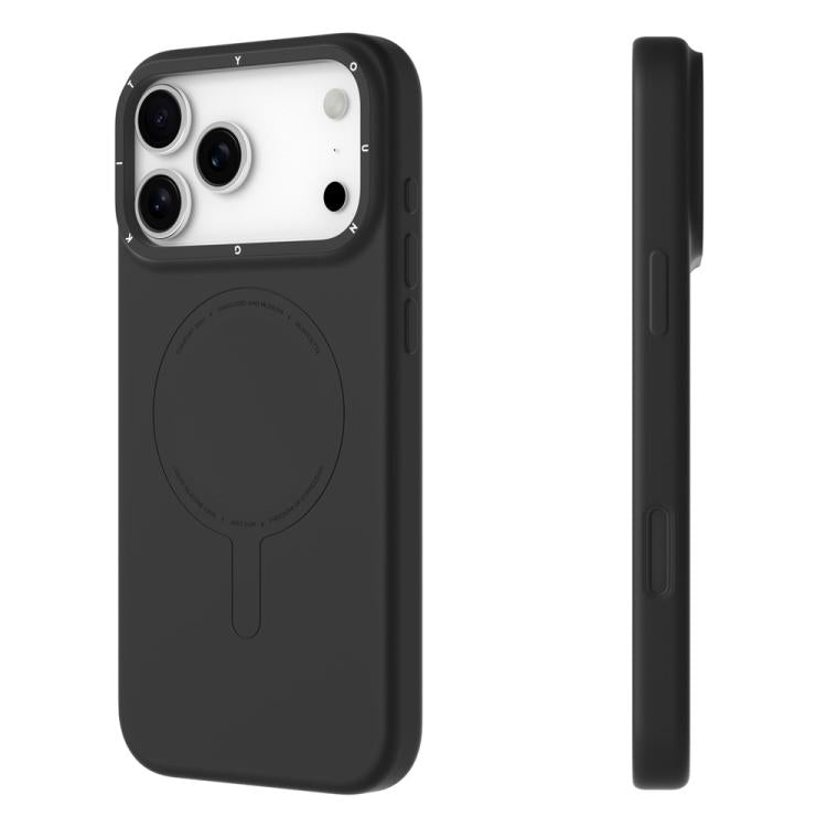 For iPhone 17 Pro Max YOUNGKIT Morandi Series Magnetic Liquid Silicone PC Phone Case