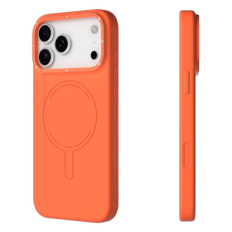 For iPhone 17 Pro YOUNGKIT Morandi Series Magnetic Liquid Silicone PC Phone Case