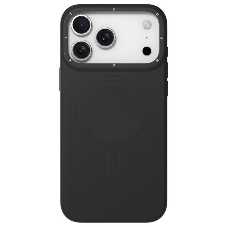 For iPhone 17 Pro YOUNGKIT Morandi Series Magnetic Liquid Silicone PC Phone Case