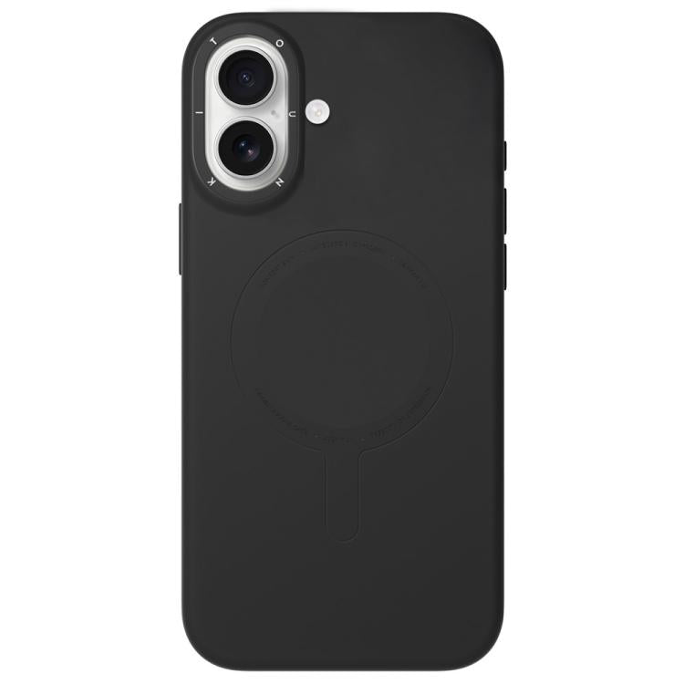 For iPhone 17 YOUNGKIT Morandi Series Magnetic Liquid Silicone PC Phone Case