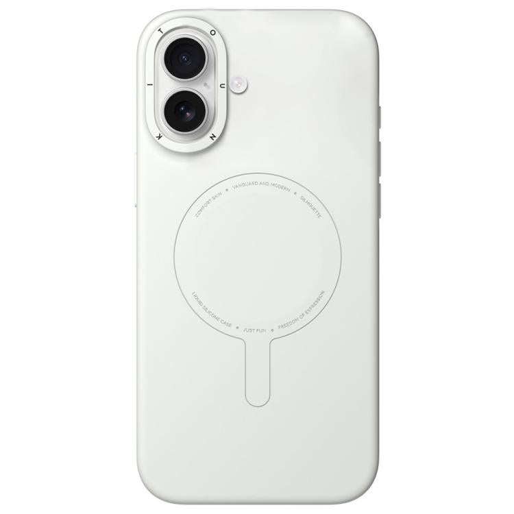 For iPhone 17 YOUNGKIT Morandi Series Magnetic Liquid Silicone PC Phone Case