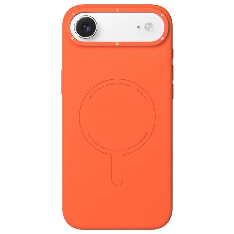 For iPhone Air YOUNGKIT Morandi Series Magnetic Liquid Silicone PC Phone Case