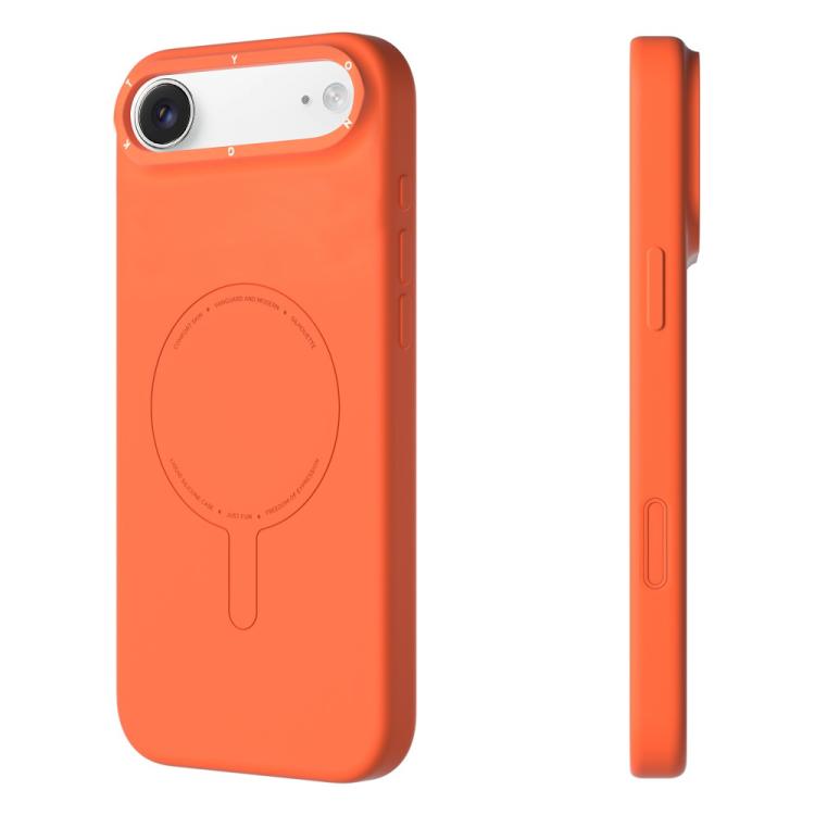 For iPhone Air YOUNGKIT Morandi Series Magnetic Liquid Silicone PC Phone Case