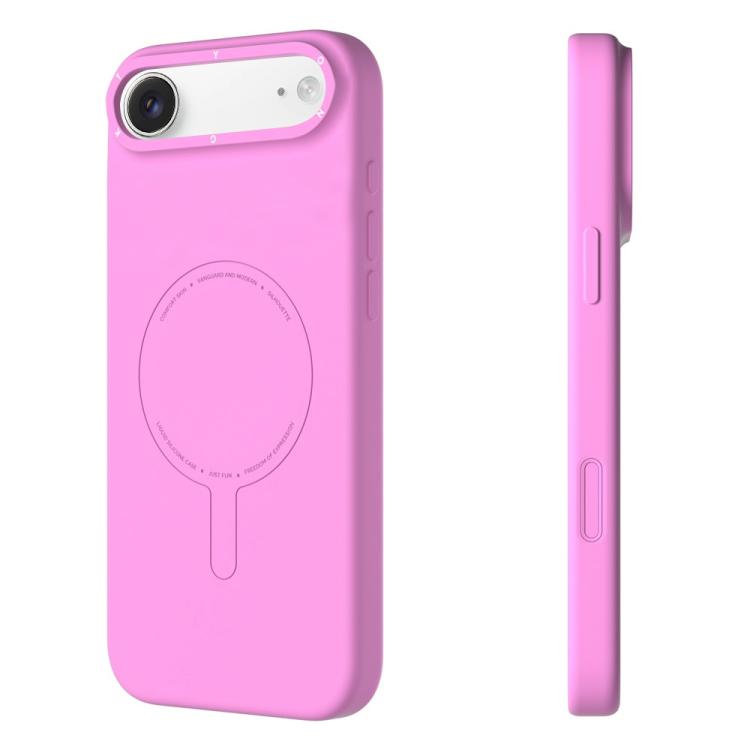 For iPhone Air YOUNGKIT Morandi Series Magnetic Liquid Silicone PC Phone Case