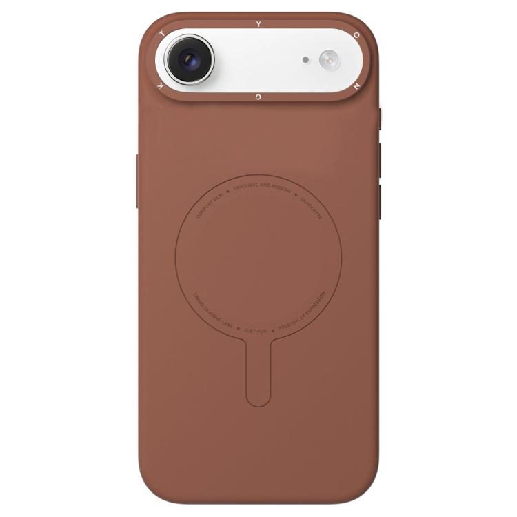 For iPhone Air YOUNGKIT Morandi Series Magnetic Liquid Silicone PC Phone Case