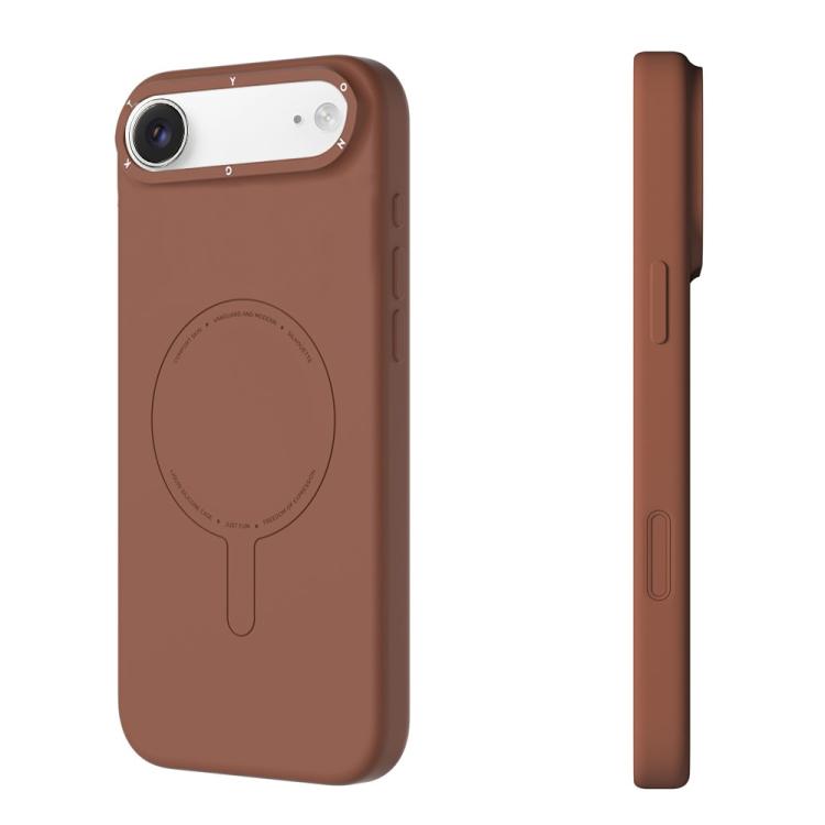 For iPhone Air YOUNGKIT Morandi Series Magnetic Liquid Silicone PC Phone Case