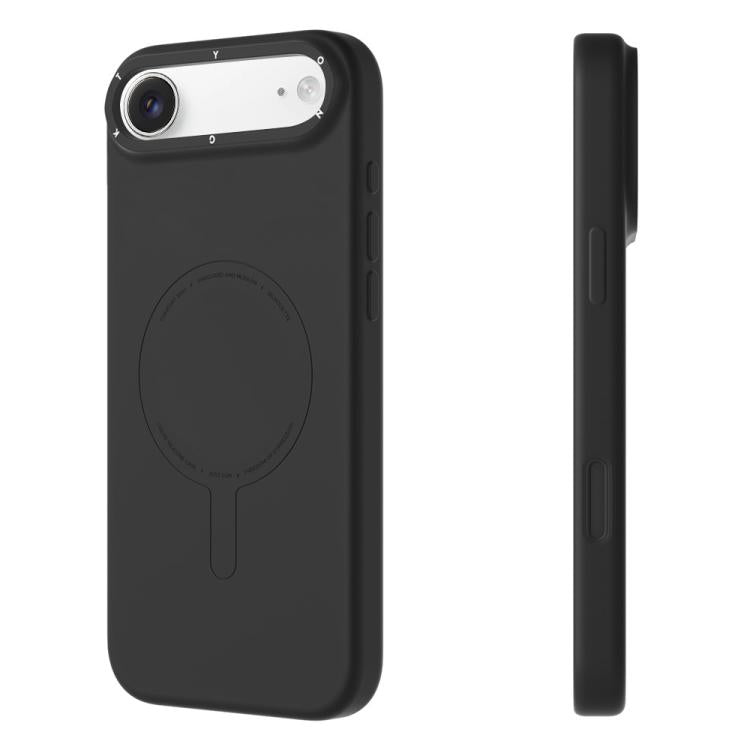 For iPhone Air YOUNGKIT Morandi Series Magnetic Liquid Silicone PC Phone Case
