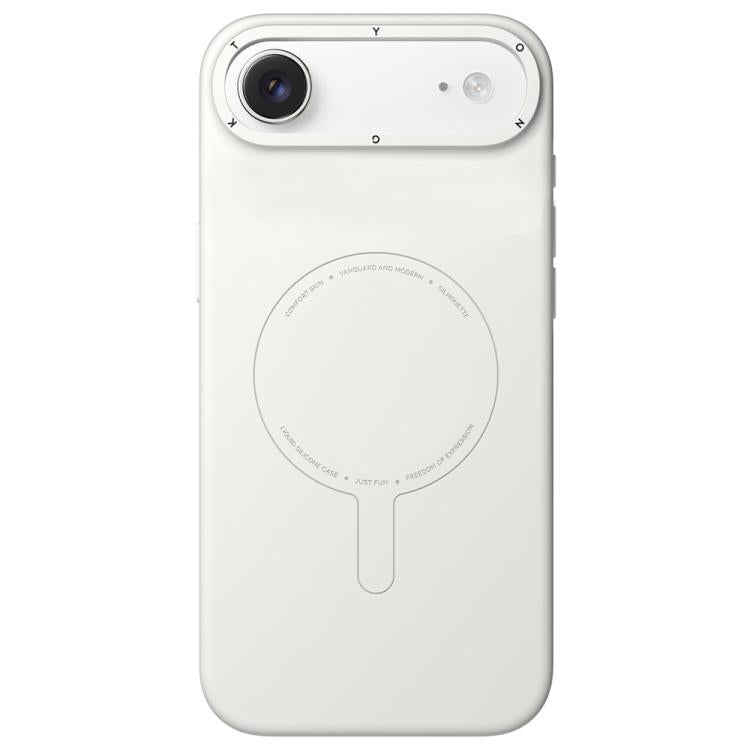 For iPhone Air YOUNGKIT Morandi Series Magnetic Liquid Silicone PC Phone Case