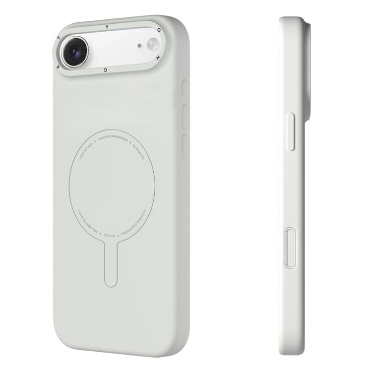 For iPhone Air YOUNGKIT Morandi Series Magnetic Liquid Silicone PC Phone Case