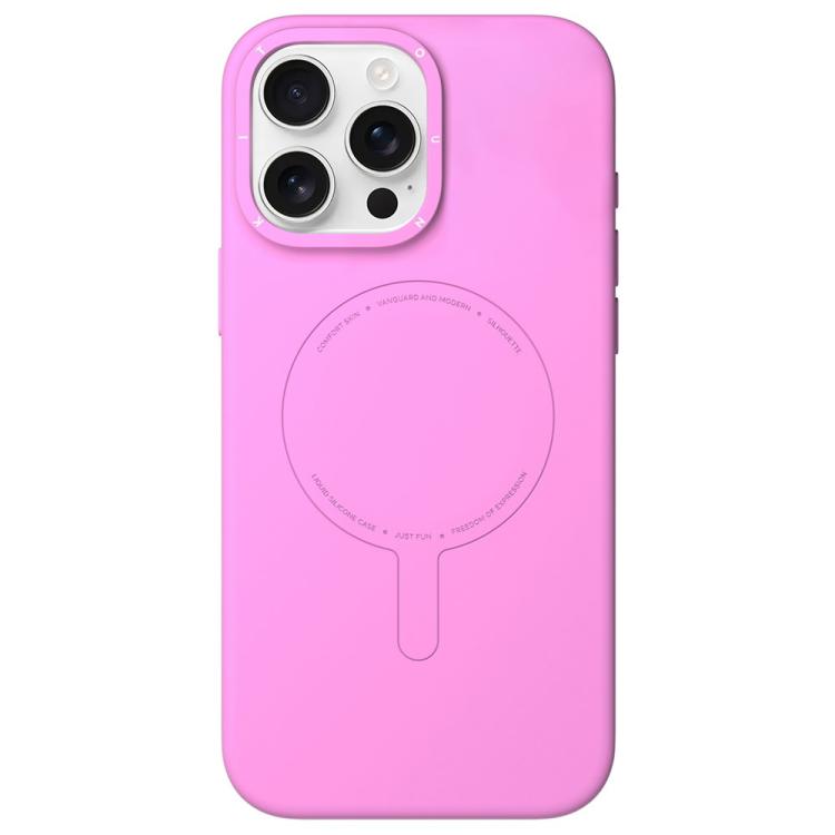 For iPhone 16 Pro Max YOUNGKIT Morandi Series Magnetic Liquid Silicone PC Phone Case