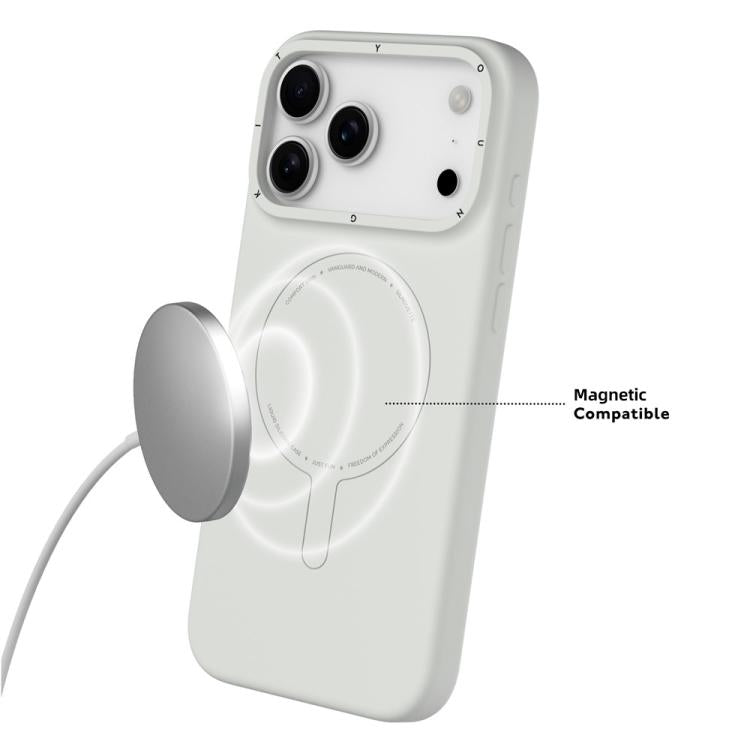 For iPhone 16 Pro YOUNGKIT Morandi Series Magnetic Liquid Silicone PC Phone Case