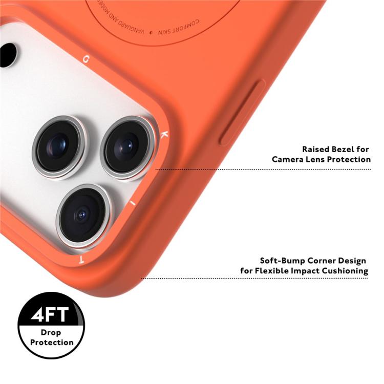For iPhone 16 Pro YOUNGKIT Morandi Series Magnetic Liquid Silicone PC Phone Case