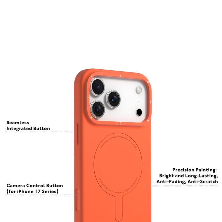 For iPhone 16 Pro YOUNGKIT Morandi Series Magnetic Liquid Silicone PC Phone Case